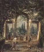Diego Velazquez La Villa Medicis a Rome (le Pavillon d'Ariane) (df02) Spain oil painting reproduction